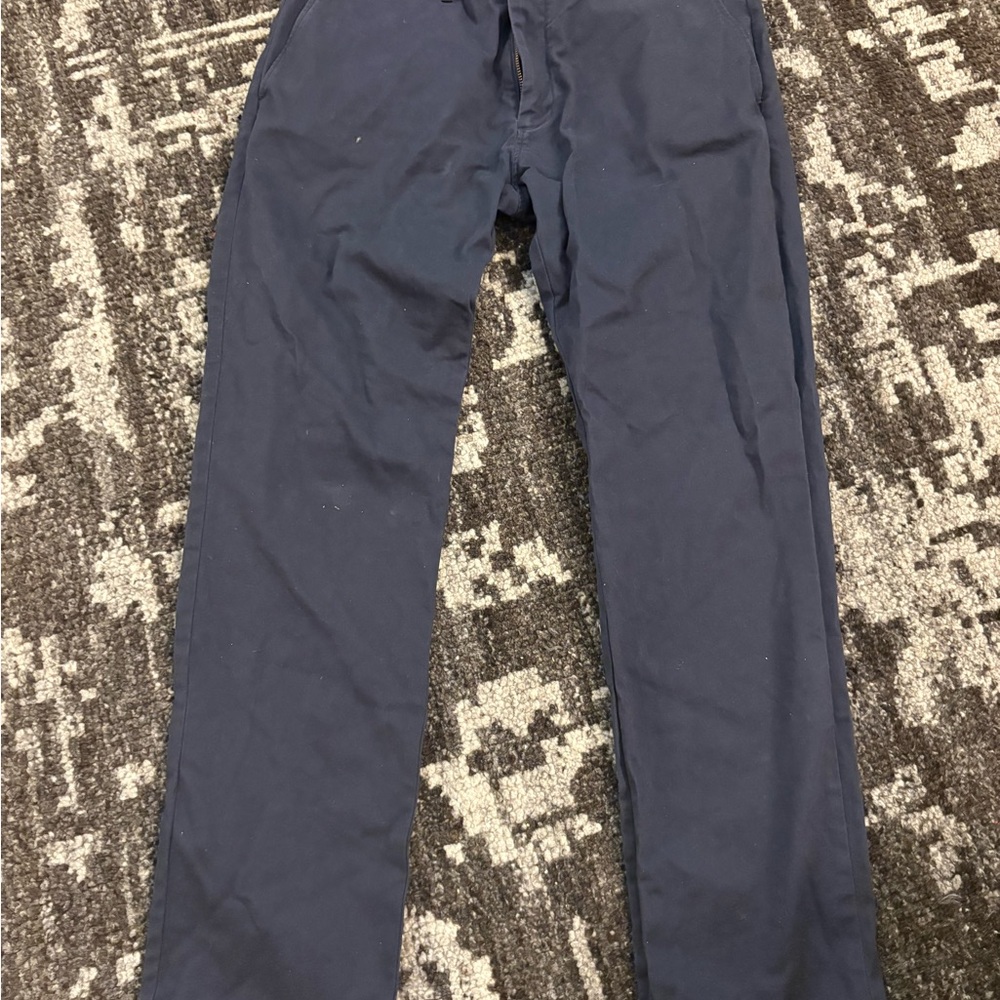 J. Crew Navy Slim Straight Chinos
